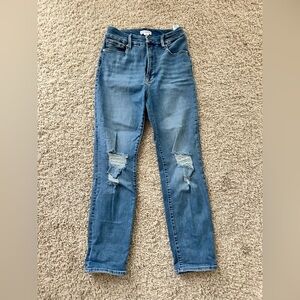 Good American Distressed Jeans